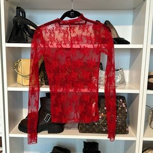 Free people lace shirt